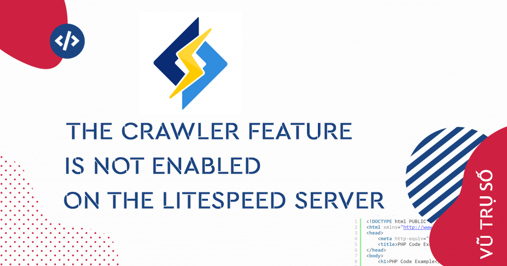 the crawler feature is not enabled