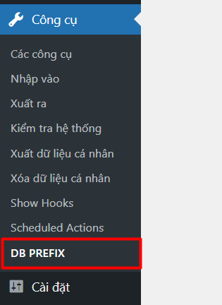 db prefix