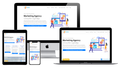 Mẫu web cho công ty Digital marketing 01