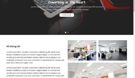 Mẫu website dịch vụ vận tải và văn phòng – Huutoanoffice