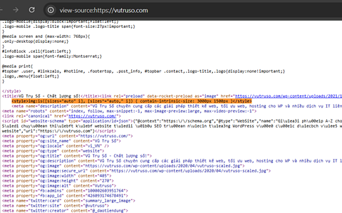 Xoá CSS img:is([sizes=”auto” i], [sizes^=”auto,” i]) khỏi header