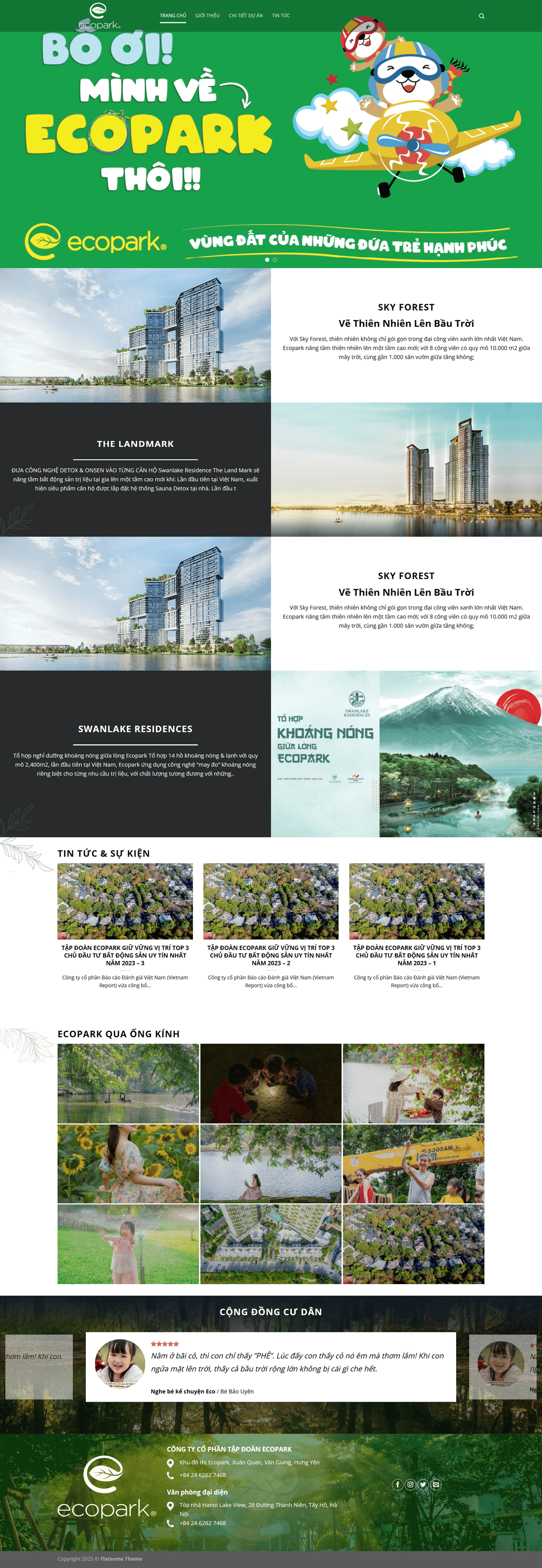 Dự án bất động sản Ecopark