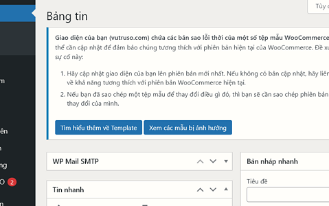 Cách ẩn thông báo “bản sao lỗi thời của một số tệp mẫu WooCommerce”